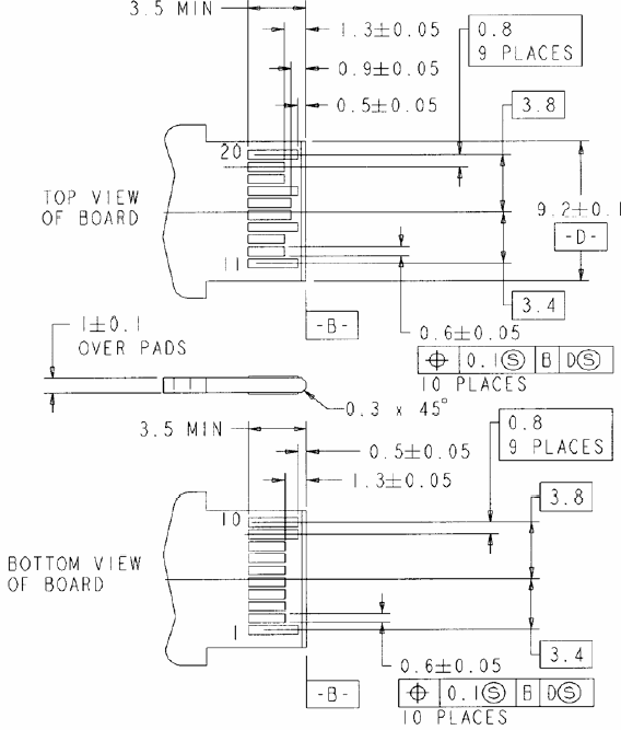 модуль приемопередатчика 1.25Г СФП, волокно 1310нм оптически модуля приемопередатчика двойное для 10КМ