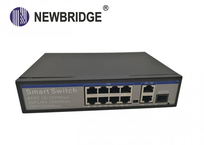 8 2 кабель сети переключателя Кат5/5е/6 локальных сетей ПоЭ порта гигабита стандартный с 1 портом СФП